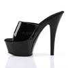Pleaser - KISS201 Mules à talons - Chaussures de pole dance - Noir Product image